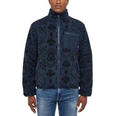 MUSTANG Stil Daniel Fleece AOP JK, AOP_Men_Teddy Fleece_4135 12528, M MUSTANG Stil Daniel Fleece AOP JK, AOP_Men_Teddy Fleece_4135 12528, M