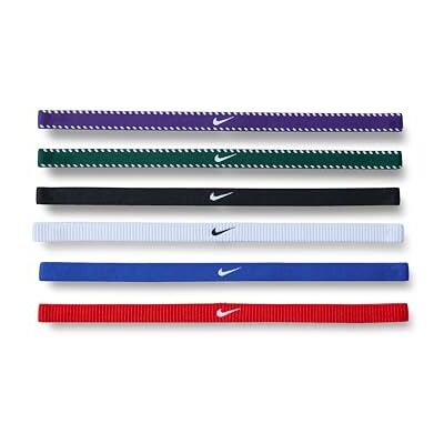 NIKE Flex Classic 6PK Pannband för man, Game Royal/University Red/White, One Size NIKE Flex Classic 6PK Pannband för man, Game Royal/University Red/White, One Size