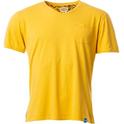 Panareha Herren V-Hals T-Shirt MOJITO Gul (M) Panareha Herren V-Hals T-Shirt MOJITO Gul (M)
