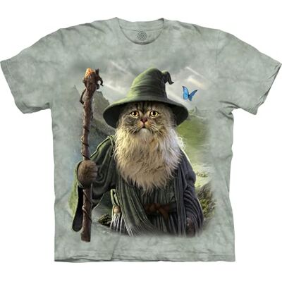 The Mountain Unisex Catdalf T-shirt, Grön, L The Mountain Unisex Catdalf T-shirt, Grön, L