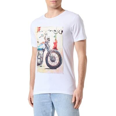 KEY LARGO KEYLARGO Män T-shirts MT Spokes Round, Vit (1 000 st), L KEY LARGO KEYLARGO Män T-shirts MT Spokes Round, Vit (1 000 st), L
