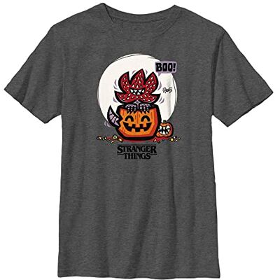 Stranger Things Demodog JackoLantern kortärmad T-shirt, Mörk ljung grå, S Stranger Things Demodog JackoLantern kortärmad T-shirt, Mörk ljung grå, S