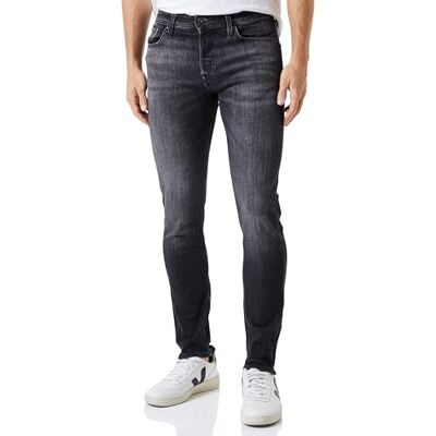JACK & JONES Bestseller A/S Herrjeans, Svart denim, 36W x 32L JACK & JONES Bestseller A/S Herrjeans, Svart denim, 36W x 32L