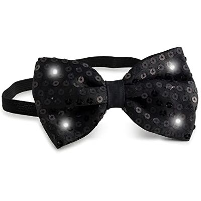 Dress Up America Paljettfluga med LED-blinkande ljus Dress Up America Paljettfluga med LED-blinkande ljus