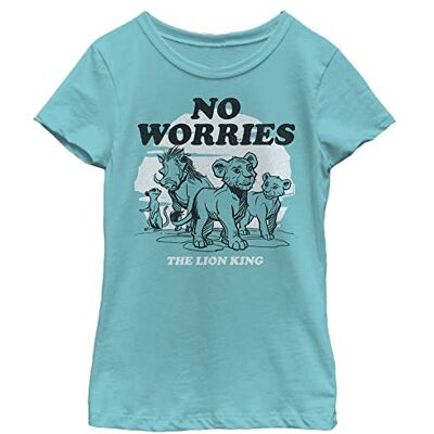 Disney Flickor Lion King No Worries Back T-shirt, Tahiti Blue, L, Tahiti blå, L Disney Flickor Lion King No Worries Back T-shirt, Tahiti Blue, L, Tahiti blå, L