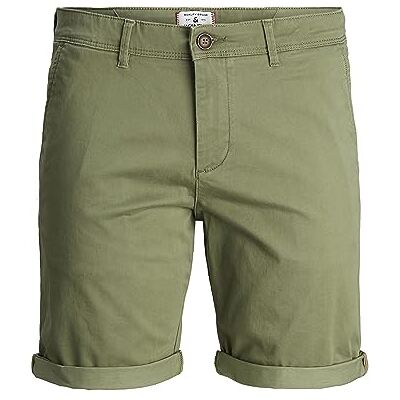 JACK & JONES Chino shorts regular fit chinos shorts, Djupt ljus grön, S JACK & JONES Chino shorts regular fit chinos shorts, Djupt ljus grön, S