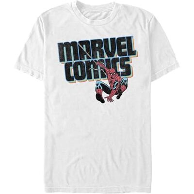 Marvel T-shirt för män, Vitt, S Marvel T-shirt för män, Vitt, S