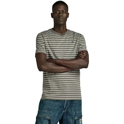 G-STAR RAW Stripe Slim, Flerfärgad (Gs grå/grå legering randig D24445-c339-g384), S G-STAR RAW Stripe Slim, Flerfärgad (Gs grå/grå legering randig D24445-c339-g384), S