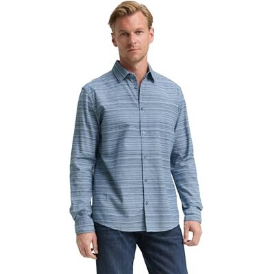 TOM TAILOR Herr 1047327 skjorta, 38490-blågrön blå varierad korsremsa, L, 38490 – Blågrön Varierad Cross Stripe, L TOM TAILOR Herr 1047327 skjorta, 38490-blågrön blå varierad korsremsa, L, 38490 – Blågrön Varierad Cross Stripe, L