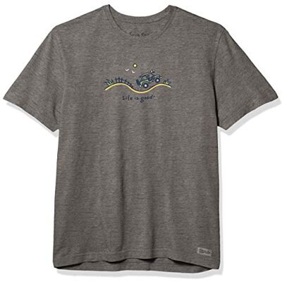 Life Is Good Unisex Vintage Crusher T-shirt Lake My Days Mens Crusher Tee Vintage: Utomhus Life Is Good Unisex Vintage Crusher T-shirt Lake My Days Mens Crusher Tee Vintage: Utomhus