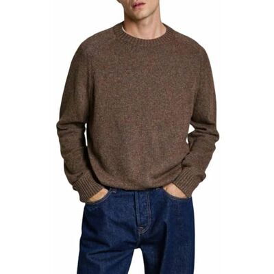 Pepe Jeans herr Cred, Stickat, brun, XS, Brun (valnötsbrun), XS Pepe Jeans herr Cred, Stickat, brun, XS, Brun (valnötsbrun), XS