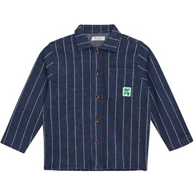 Noppies Pojkar skjorta Rockville långärmad, Stripe Pattern Dark Blue – N335, 104 Noppies Pojkar skjorta Rockville långärmad, Stripe Pattern Dark Blue – N335, 104