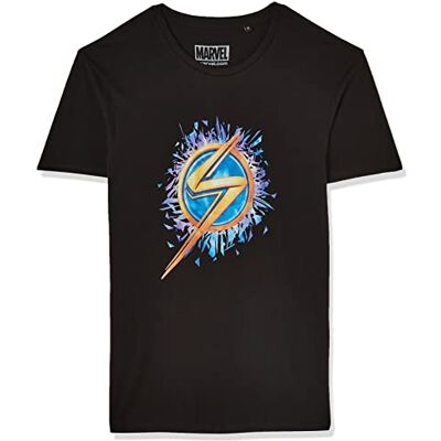 Marvel UXMISSMTS009 T-shirt, svart, XS herr, svart, XS Marvel UXMISSMTS009 T-shirt, svart, XS herr, svart, XS