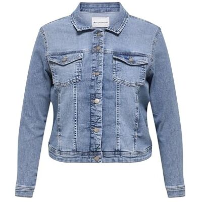 ONLY Carmakoma Carwespa Ls jacka Light Blue DNM Noos jacka, Ljusblå denim, 44 ONLY Carmakoma Carwespa Ls jacka Light Blue DNM Noos jacka, Ljusblå denim, 44
