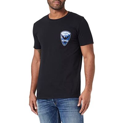 DC Comics herr Arrow Starling Metro Badge T-shirt, Svart (Black), M DC Comics herr Arrow Starling Metro Badge T-shirt, Svart (Black), M