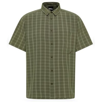 Jack Wolfskin Meseta Shirt M, Check Stone, L herr, Check Stone, L Jack Wolfskin Meseta Shirt M, Check Stone, L herr, Check Stone, L