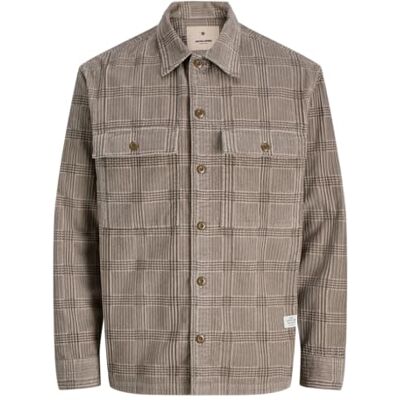 JACK & JONES Jprbluwill Corduroy L/S Overshirt, Brindle, XXL JACK & JONES Jprbluwill Corduroy L/S Overshirt, Brindle, XXL