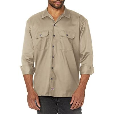 Dickies Arbetströja för män, långärmad, ökensand, 3X-stor, Ökensand, 3XL Dickies Arbetströja för män, långärmad, ökensand, 3X-stor, Ökensand, 3XL