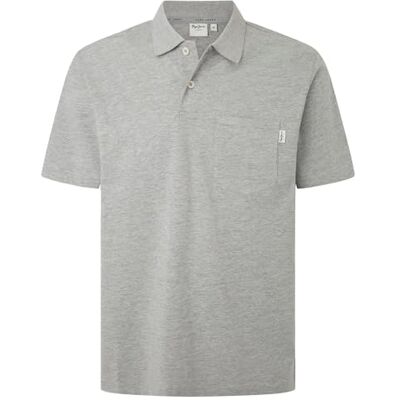 Pepe Jeans herr Holden Polo, grå (Marl Gray), S, Grå (Marl grå), S Pepe Jeans herr Holden Polo, grå (Marl Gray), S, Grå (Marl grå), S