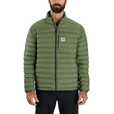Carhartt Herr Lwd avslappnad passform stretchig isolerad jacka, Gräslök, L Carhartt Herr Lwd avslappnad passform stretchig isolerad jacka, Gräslök, L