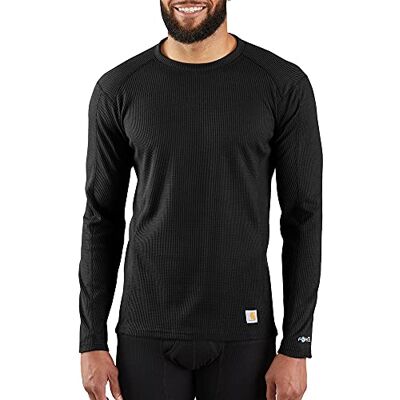 Carhartt Herr Force Midweight Classic Crew Base Layer Top, Svart, 3XL Lång Carhartt Herr Force Midweight Classic Crew Base Layer Top, Svart, 3XL Lång