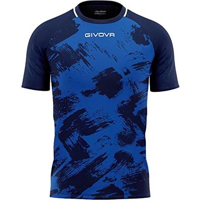 Givova Art Interlock-skjorta, azzurro/blå, S Givova Art Interlock-skjorta, azzurro/blå, S