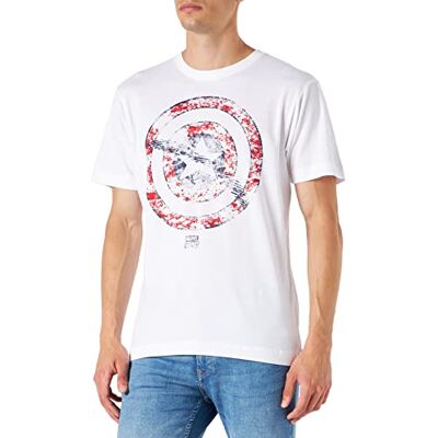 Marvel Captain America Shield T-shirt för män, Vitt, M Marvel Captain America Shield T-shirt för män, Vitt, M