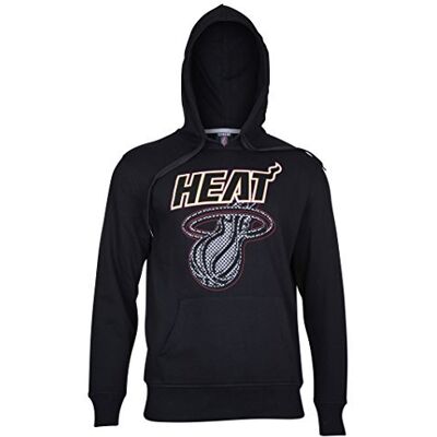 Ultra Game NBA Miami Heat Men's Fleece Hoodie Pullover Sweatshirt Primo Metallic, Large, Black Ultra Game NBA Miami Heat Men's Fleece Hoodie Pullover Sweatshirt Primo Metallic, Large, Black