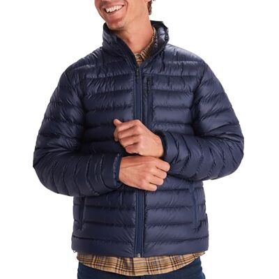 Marmot Män Highlander Jacket, Varm Dunjacka, Isolerad Vinterjacka, Andningsbar, Lätt Packbar Utomhusjacka, Vindtät, Arctic Navy, XXL Marmot Män Highlander Jacket, Varm Dunjacka, Isolerad Vinterjacka, Andningsbar, Lätt Packbar Utomhusjacka, Vindtät, Arctic Navy, XXL