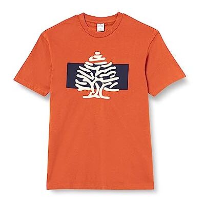 Springfield Logo T-shirt, Orange, XS Springfield Logo T-shirt, Orange, XS
