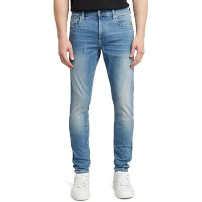 G-STAR herr Revend Skinny Jeans , Blå (Lt Indigo Aged 8968-8436), 38W / 36L G-STAR herr Revend Skinny Jeans , Blå (Lt Indigo Aged 8968-8436), 38W / 36L