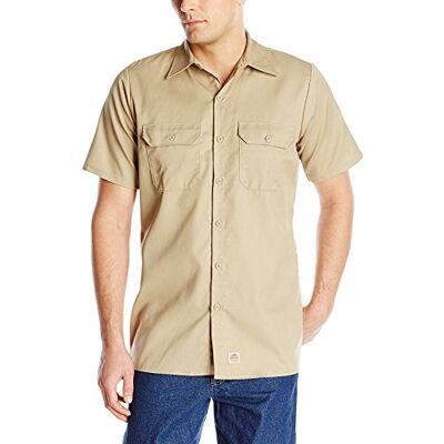 Red Kap Utility Uniformsskjorta för herr, Khaki, M Red Kap Utility Uniformsskjorta för herr, Khaki, M