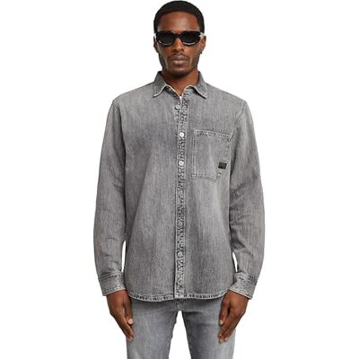 G-STAR RAW Normal 1-pkt skjorta ls, Flerfärgad (Sun Faded Oyster Shell D27083-e091-h483), M G-STAR RAW Normal 1-pkt skjorta ls, Flerfärgad (Sun Faded Oyster Shell D27083-e091-h483), M