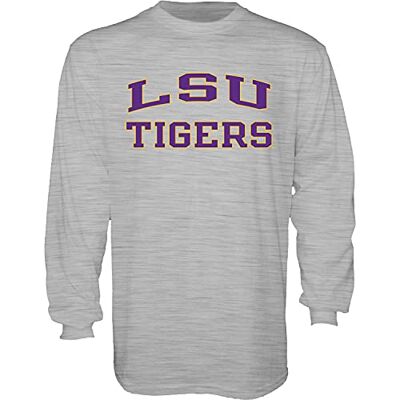 Blue 84 Långärmad T-shirt för män välvd grå, Lsu Tigers grå, XL Blue 84 Långärmad T-shirt för män välvd grå, Lsu Tigers grå, XL