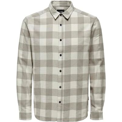 Only & Sons herrskjorta 22007112, Antik vit, L Only & Sons herrskjorta 22007112, Antik vit, L