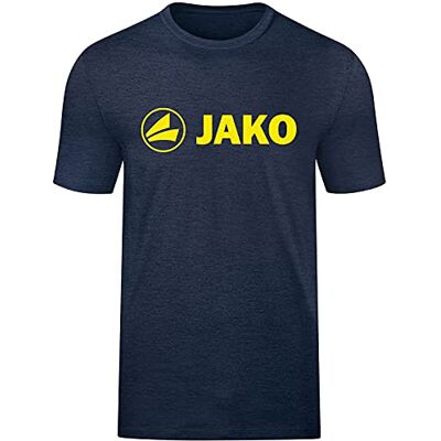 JAKO Herr Promo T-Shirt, fläckig marinblå/neongul, XL, Fläckig marinblå/neongul, XL JAKO Herr Promo T-Shirt, fläckig marinblå/neongul, XL, Fläckig marinblå/neongul, XL