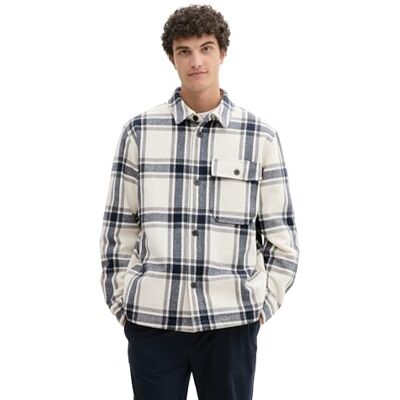 TOM TAILOR Denim herr 1041772 jacka, 32517-beige ullkontroll, XL, 32517 – Beige ullkontroll, XL TOM TAILOR Denim herr 1041772 jacka, 32517-beige ullkontroll, XL, 32517 – Beige ullkontroll, XL