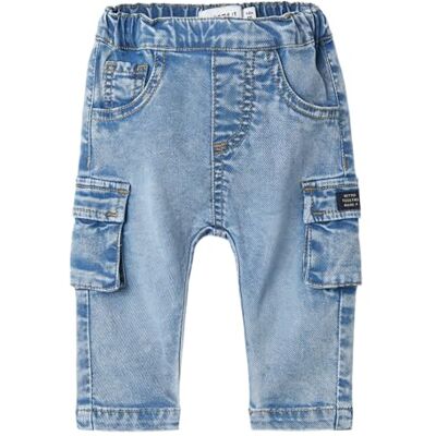 NAME IT Nbmben Baggy Cargo Jeans 2727-Yb Noos, Mellanblå denim, 68 NAME IT Nbmben Baggy Cargo Jeans 2727-Yb Noos, Mellanblå denim, 68