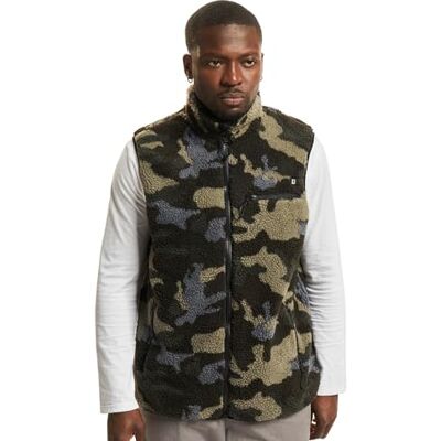 Brandit TEDDYFLEECE VÄSTA VINTER MED FLEECE, Darkcamo, M Brandit TEDDYFLEECE VÄSTA VINTER MED FLEECE, Darkcamo, M