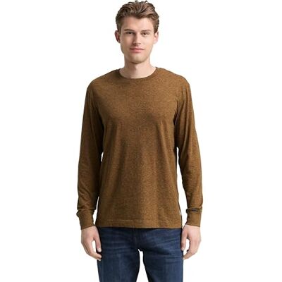 TOM TAILOR Långärmad T-shirt för män, 39295 – Marin marinblå fin randig, M TOM TAILOR Långärmad T-shirt för män, 39295 – Marin marinblå fin randig, M