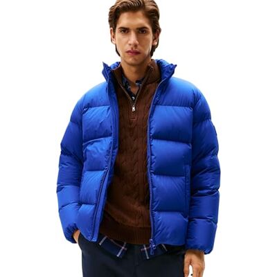 Tommy Hilfiger herr DOWN STAND PUFFER JKT MW0MW40615 andra jackor, blå, M, Blå (kil blå), M Tommy Hilfiger herr DOWN STAND PUFFER JKT MW0MW40615 andra jackor, blå, M, Blå (kil blå), M