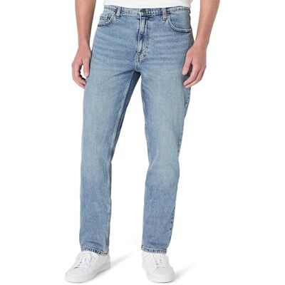 Amazon Essentials herr låg stretch atletisk passform jeans, Tonad lätt tvätt, 36W / 34L Amazon Essentials herr låg stretch atletisk passform jeans, Tonad lätt tvätt, 36W / 34L
