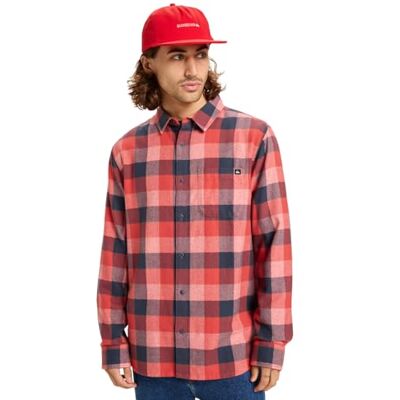 Quiksilver Tröja Motherfly Plaid LS skjorta rosa S Quiksilver Tröja Motherfly Plaid LS skjorta rosa S