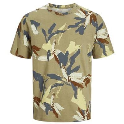 JACK & JONES Jorvarenna Aop Tee Ss Crew Neck, Silversalvia, M JACK & JONES Jorvarenna Aop Tee Ss Crew Neck, Silversalvia, M