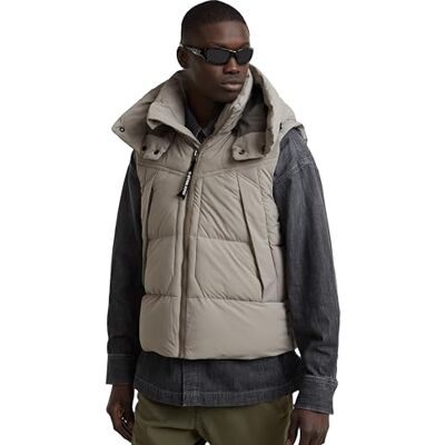G-STAR RAW G– Whistler vadderad väst med huva 2.0, Beige (elefant hud D25346-D518-G106), M G-STAR RAW G– Whistler vadderad väst med huva 2.0, Beige (elefant hud D25346-D518-G106), M