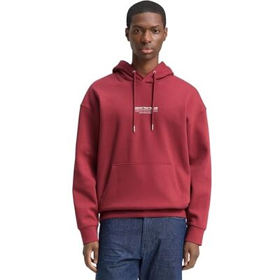 TOM TAILOR Denim herr sweatshirt, 23853 – Burnt Russet, XXL TOM TAILOR Denim herr sweatshirt, 23853 – Burnt Russet, XXL
