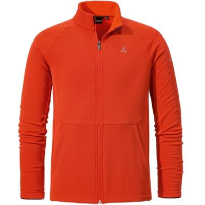 Schöffel Fleecejacka för män, toreck M, varm fleecejacka, ventilerande funktionell jacka av stretch fleece, Poinciana, 54 Schöffel Fleecejacka för män, toreck M, varm fleecejacka, ventilerande funktionell jacka av stretch fleece, Poinciana, 54