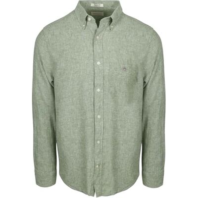GANT REG Cotton linne skjorta GANT REG Cotton linne skjorta