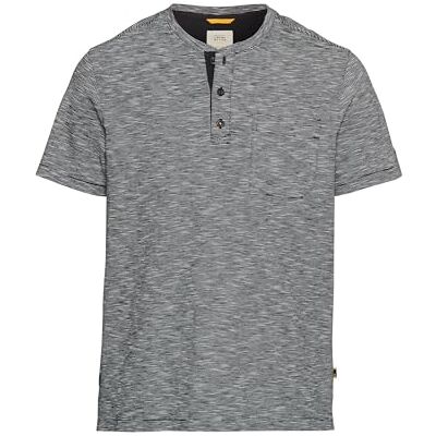 camel active herr kortärmad Henley av ren bomull, Mörkblå, 3XL camel active herr kortärmad Henley av ren bomull, Mörkblå, 3XL