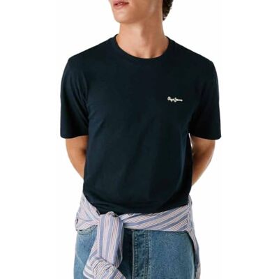 Pepe Jeans Herr Contrast Connor T-shirt, blå (Dulwich Blue), M, Blå (Dulwich Blue), M Pepe Jeans Herr Contrast Connor T-shirt, blå (Dulwich Blue), M, Blå (Dulwich Blue), M
